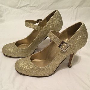 Soda Gold Glitter shoes